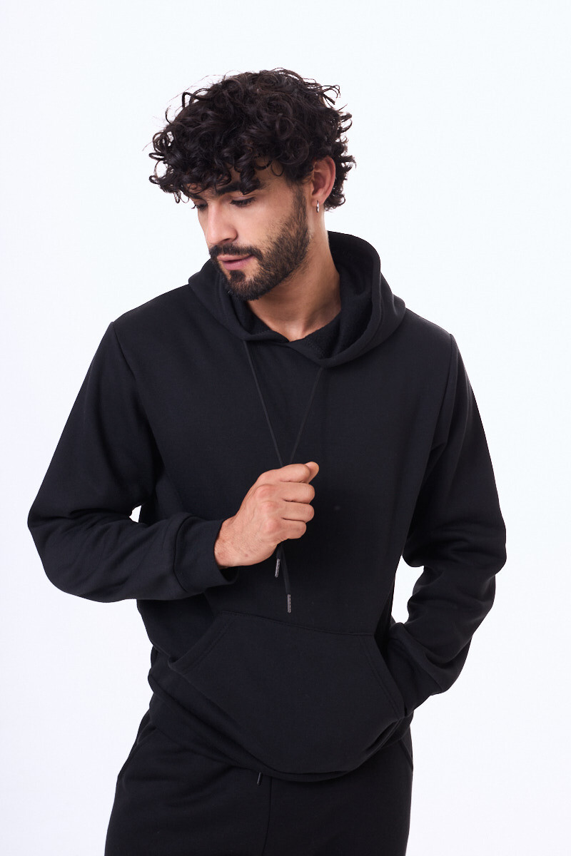 Buzo felpa Junin Negro