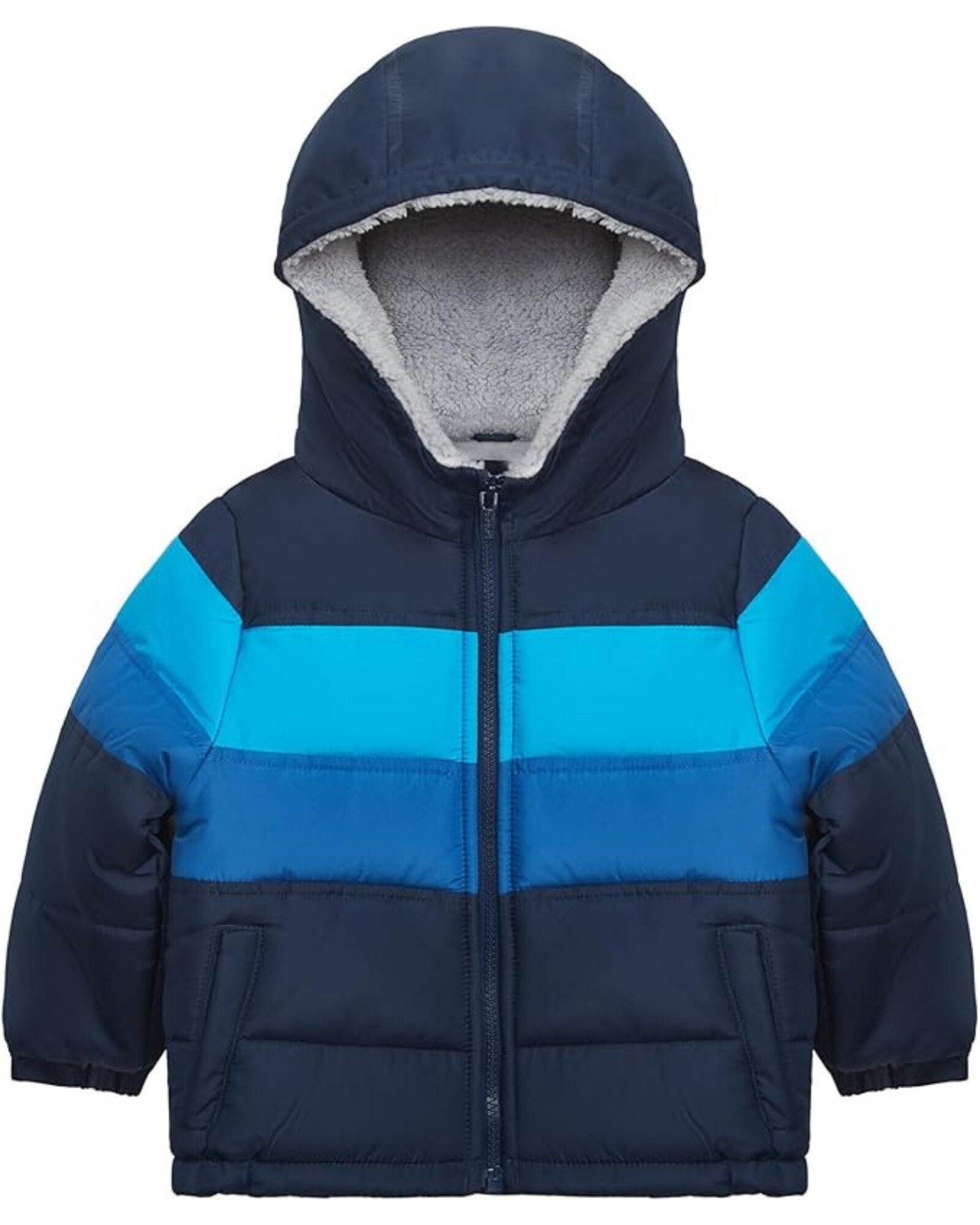 Campera resistente al agua, diseño colorblock Campera resistente al agua, diseño colorblock