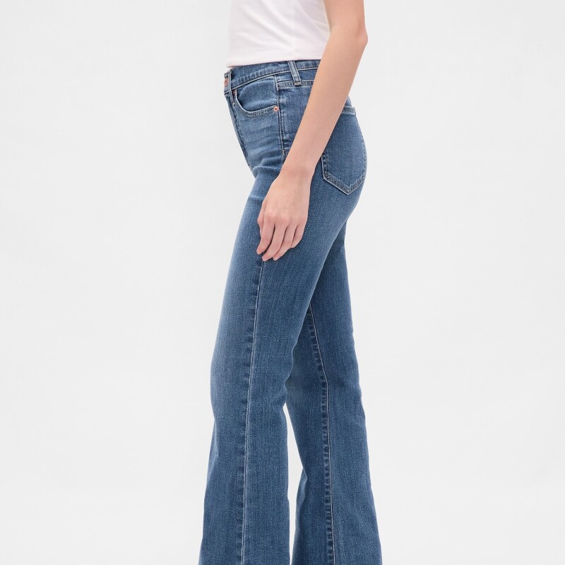 70S FLARE HR MED HERON MEDIUM WASH
