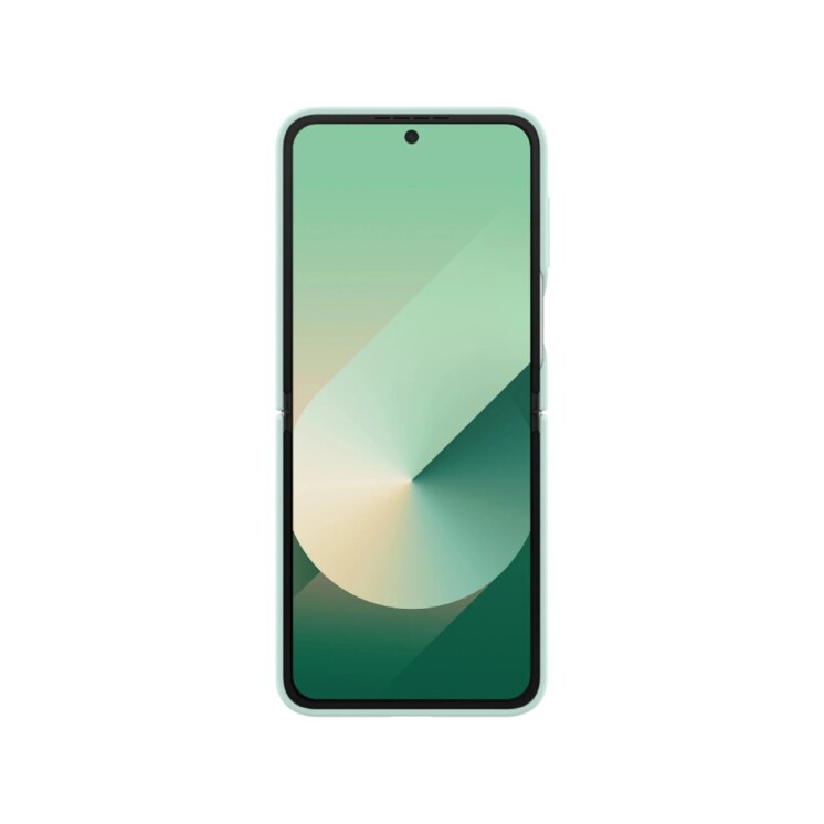 Funda Samsung Silicone Case con Anillo para Galaxy Z Flip6 Green