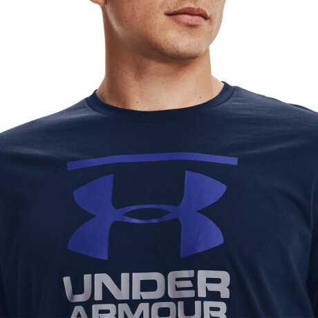 REMERA UNDER ARMOUR FOUNDATION SS Dark Blue