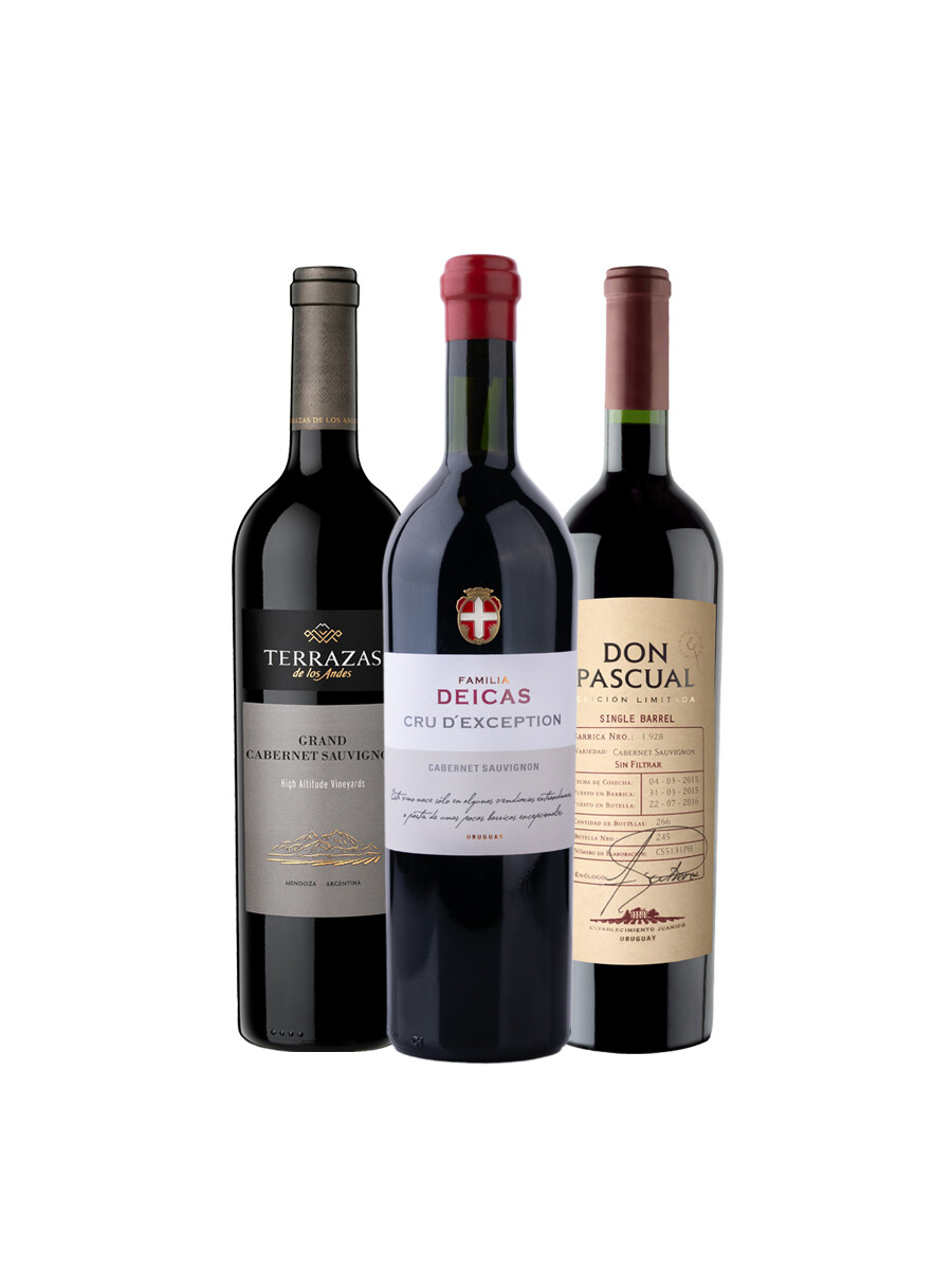 Pack Selección Cabernet Sauvignon Week x3 vinos de guarda Pack Selección Cabernet Sauvignon Week x3 vinos de guarda