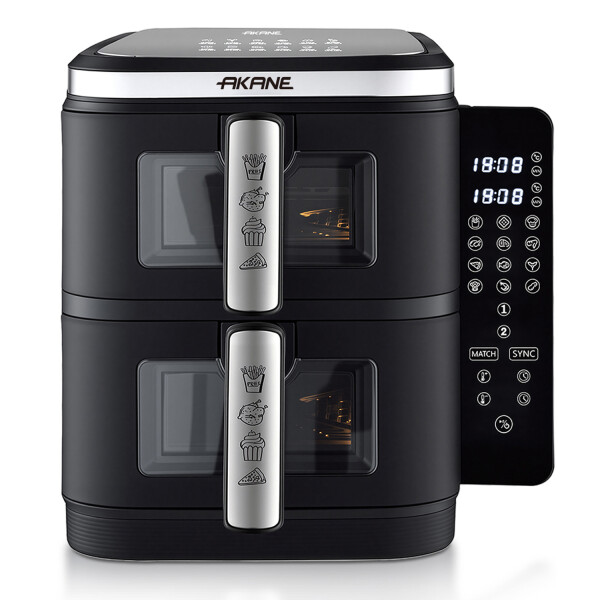 Freidora De Aire Akane Doble Canasto 11 L 2800 W A.850006 FREIDORA SIN ACEITE AKANE A.850006