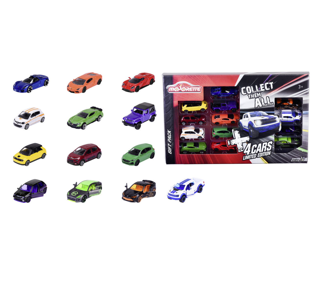 Pack 9+4 Autitos Majorette Edición Limitada 