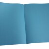 DOCENA DE CARPETAS DE CARTULINA PARA ESCRIBANIA COLOR CELESTE