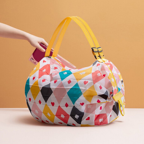 Bolso bolsa enrollable Geometrico