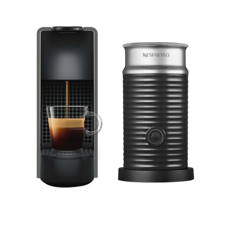 CAFETERA NESPRESSO ACERO GRIS ESSENZAC30 AEROCCINOBLACK ESSZCGAERO