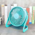 Ventilador De Escritorio Portatil Inclinable 14,5 Cm Usb Color verde