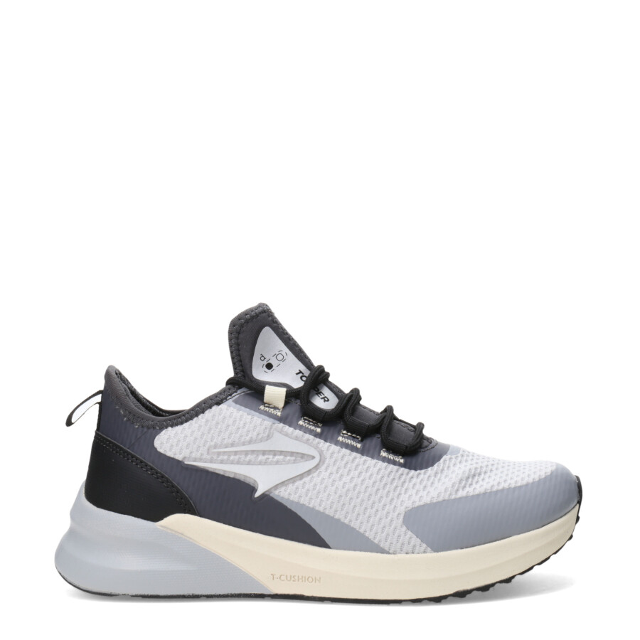 Championes de Mujer Topper Squat Ii Gris - Negro