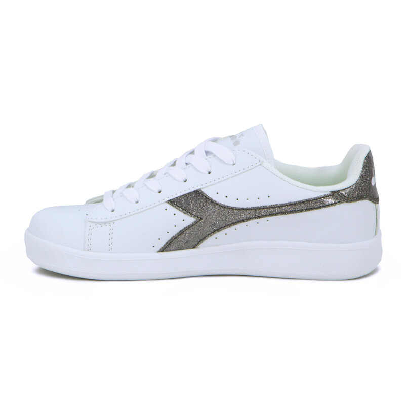 Championes Mujer Diadora Knock On Blanco-Plata