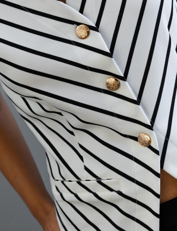 Chaleco Marine BLANCO/NEGRO