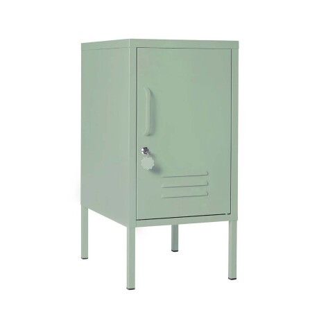 MESA LATERAL 1P METAL VERDE OLIVIA