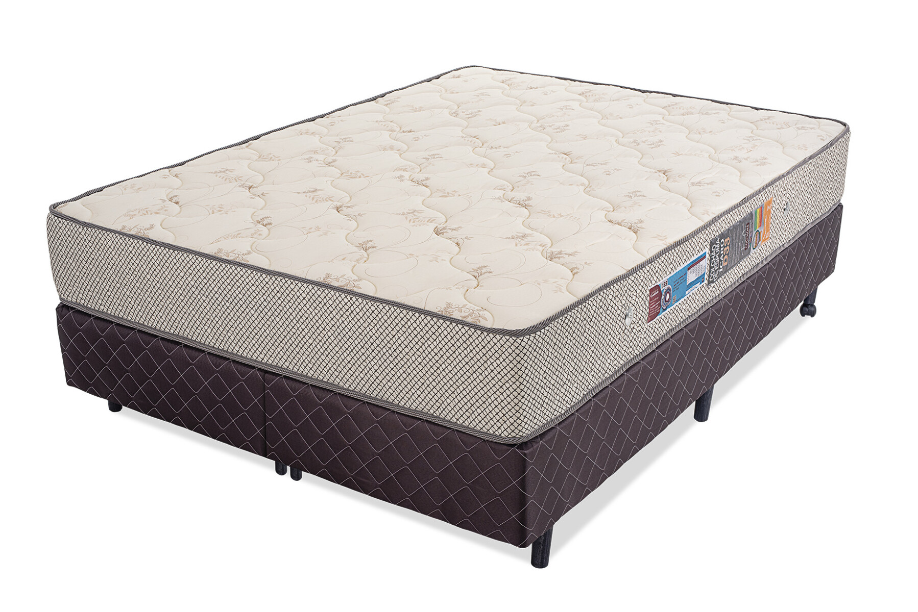 Conjunto Colchón + Sommier Icaro 2 Plazas D23 138x188x62 