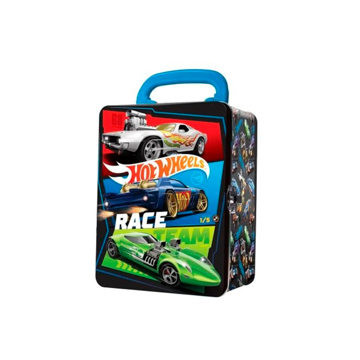 Hot Wheels Porta Autos Metálico - Race Team 