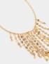 Collares Cortos Espejos Collar Corto De Espejos - Dorado