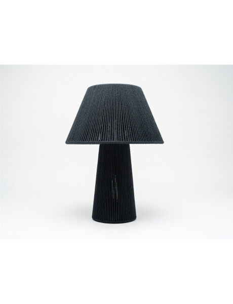 LAMPARA DE MESA CUERDAS 42X32CM NEGRO LAMPARA DE MESA CUERDAS 42X32CM NEGRO
