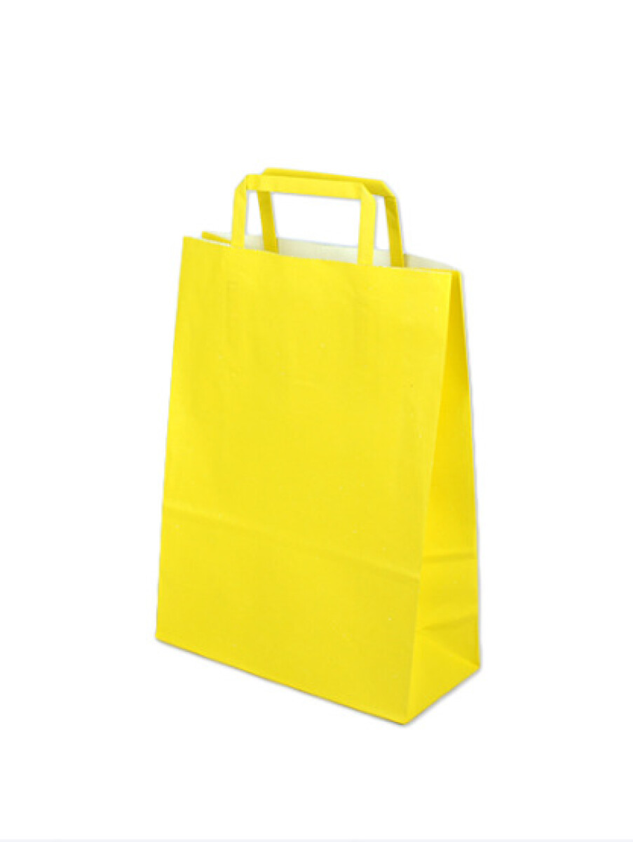 Bolsa lisa acuario 22x10x30 cm - AMARILLO 
