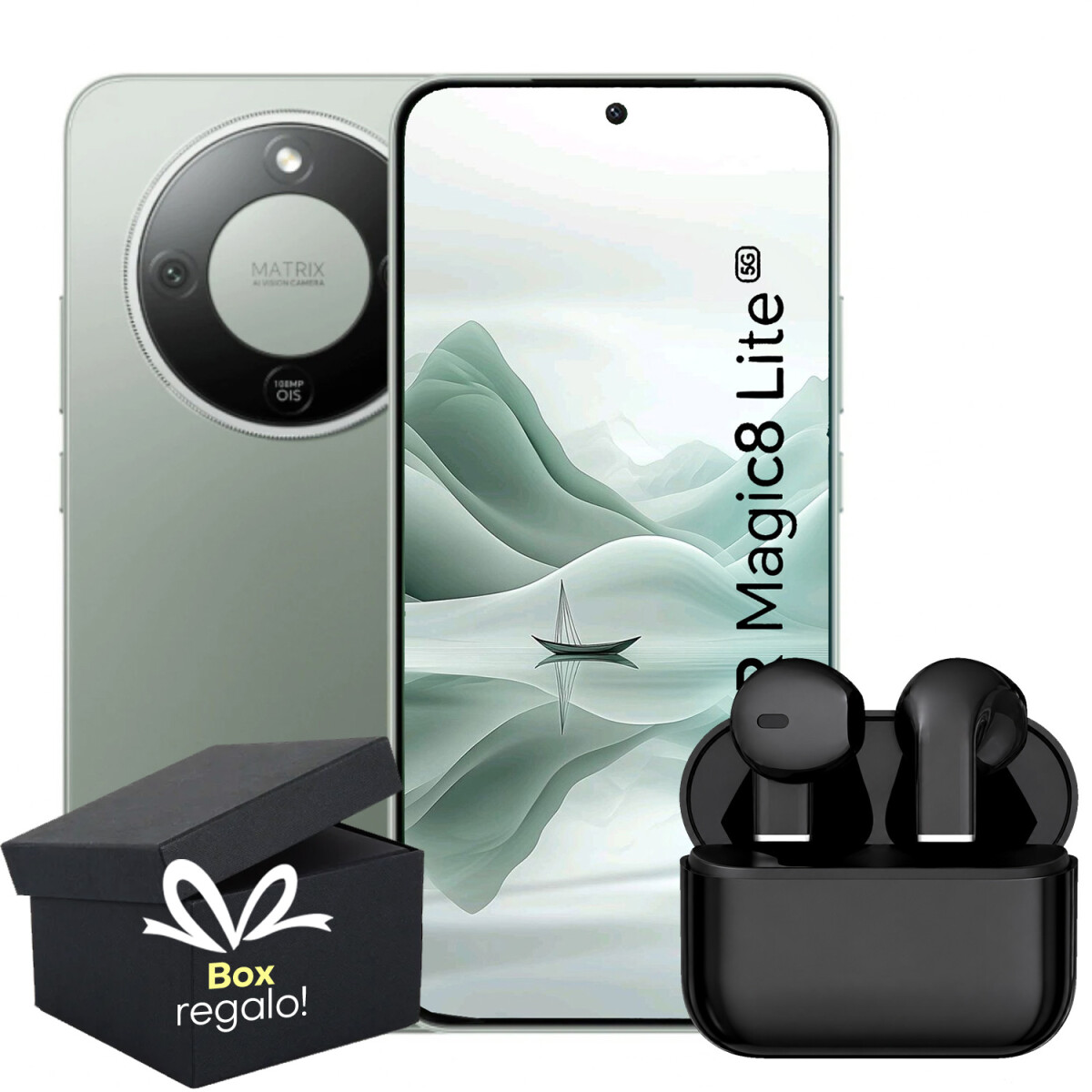 Honor Magic 8 Lite 8gb Ram 256gb 5g + Regalo - VERDE 