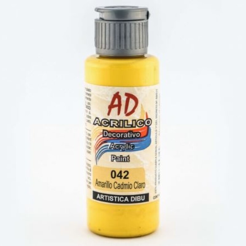 Acrílico Decorativo Ad 60 Ml Amarillo Cadmio Claro #Acrílico Decorativo Ad 60 Ml Amarillo Cadmio Claro