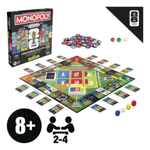 Juego De Mesa Monopoly Panini Prizm De La Fifa Copa Mundial U