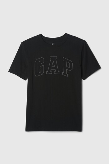 Remera Logo Gap Niño True Black
