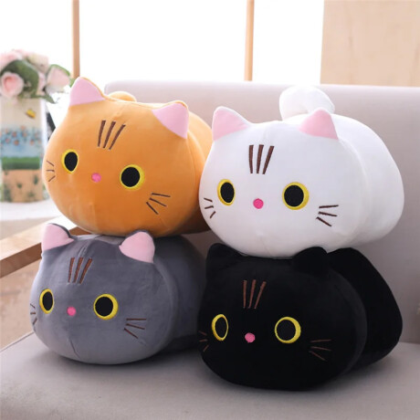 Peluche gatito con asa Blanco