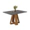 Mesa de Comedor Celeste Blanco Gris
