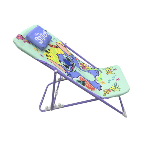 Silla Reposera Stitch 3 Niveles Y Broche Seguridad U