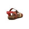 Country Sandalia Dama Casual C/dos Tiras Cruzadas Y Pulsera Telha-multicolor