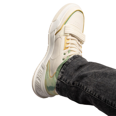 361 FASHION BASKETBALL Beige & Green