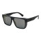 Lentes de sol De Tr90 Cuadrado Flap Espejado/Marrón