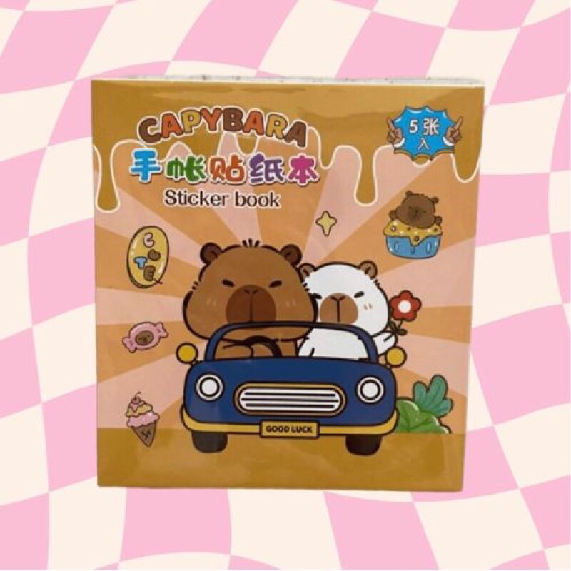 Sticker Book Capybara Sticker Book Capybara