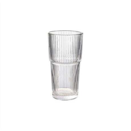 Vaso de vidrio acanalado 500 ml Sc