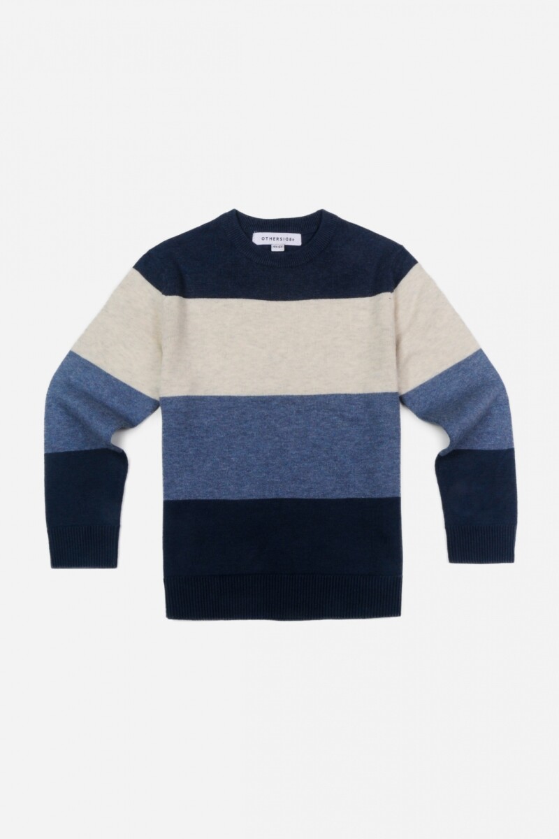 Sweater de niño AZUL Y CELESTE