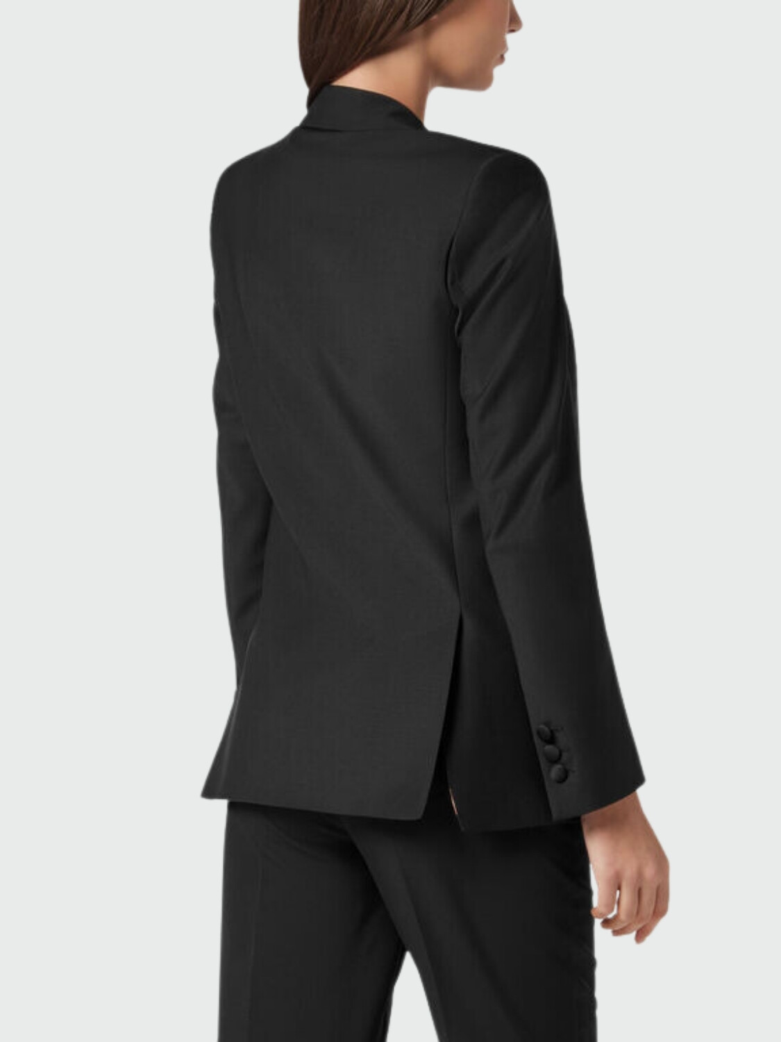PHILIPP PLEIN - blazer negro lana con calavera en strass Negro