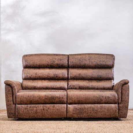 Sillón Reclinable 3 Cuerpos Benson Chocolate