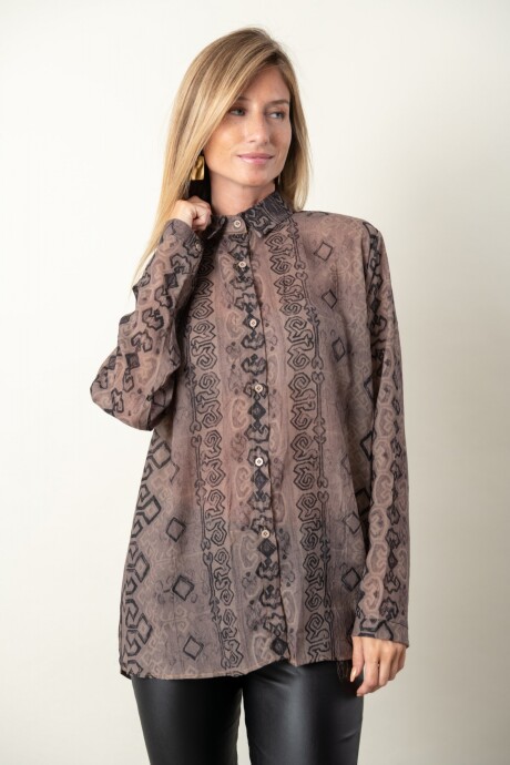CAMISA VENTURINA Visón