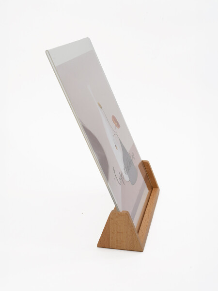 PORTARRETRATO PIE MADERA NATURAL