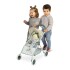 Silla De Cuevas Set 2 en 1 Coche + Muñeca Pipo Niños Juguete Variante Color Gris