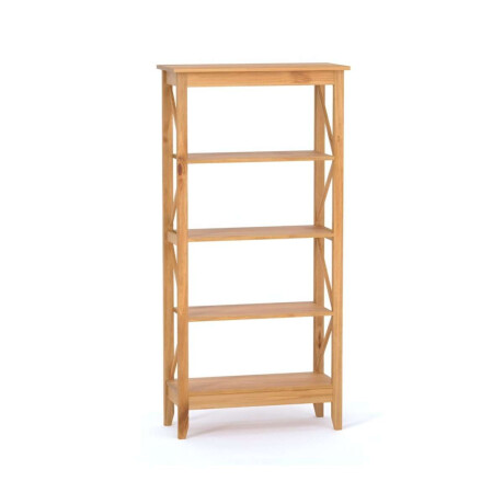 Biblioteca Estanteria Linea Open Rustico Hogar Natural