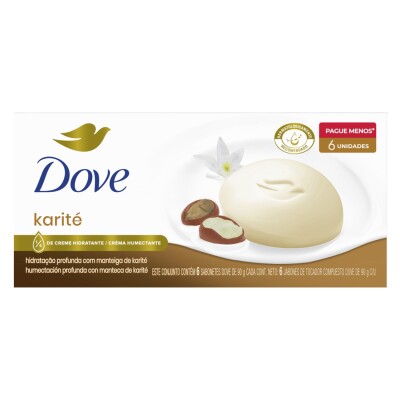 Jabón Dove Karite 90 Grs. 6 Uds. Jabón Dove Karite 90 Grs. 6 Uds.