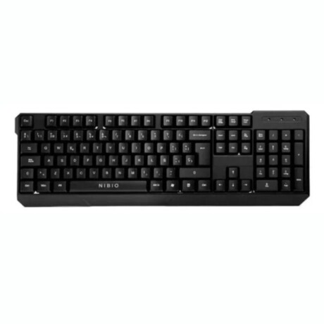 Teclado Gaming NIBIO K200 Wired Retroiluminado Español - Black Teclado Gaming NIBIO K200 Wired Retroiluminado Español - Black