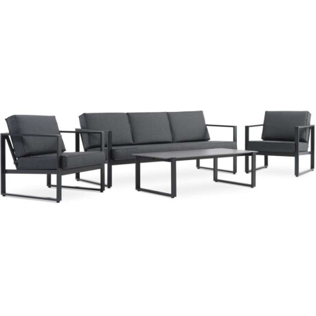 Juego De Jardin Vonge 5 Personas Negro