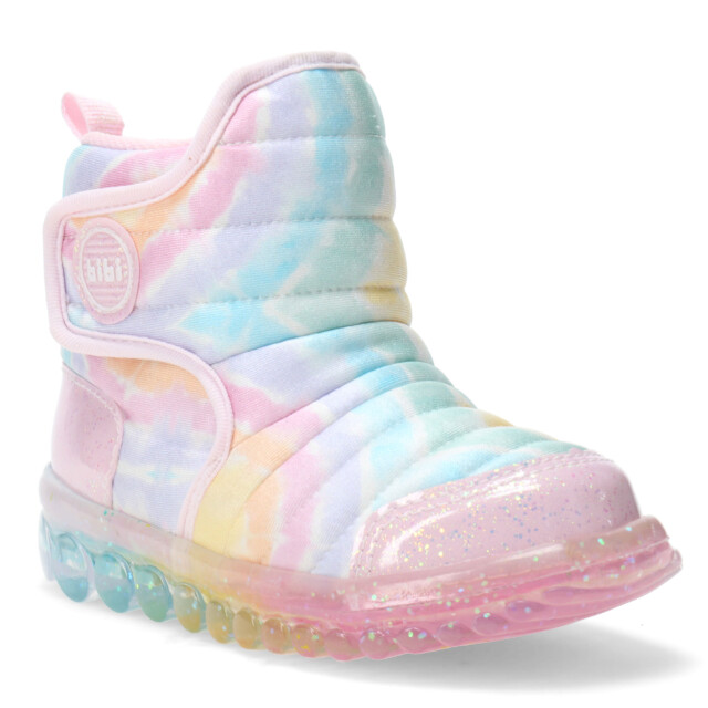 Bota de Niños Bibi Roller Rosa - Celeste