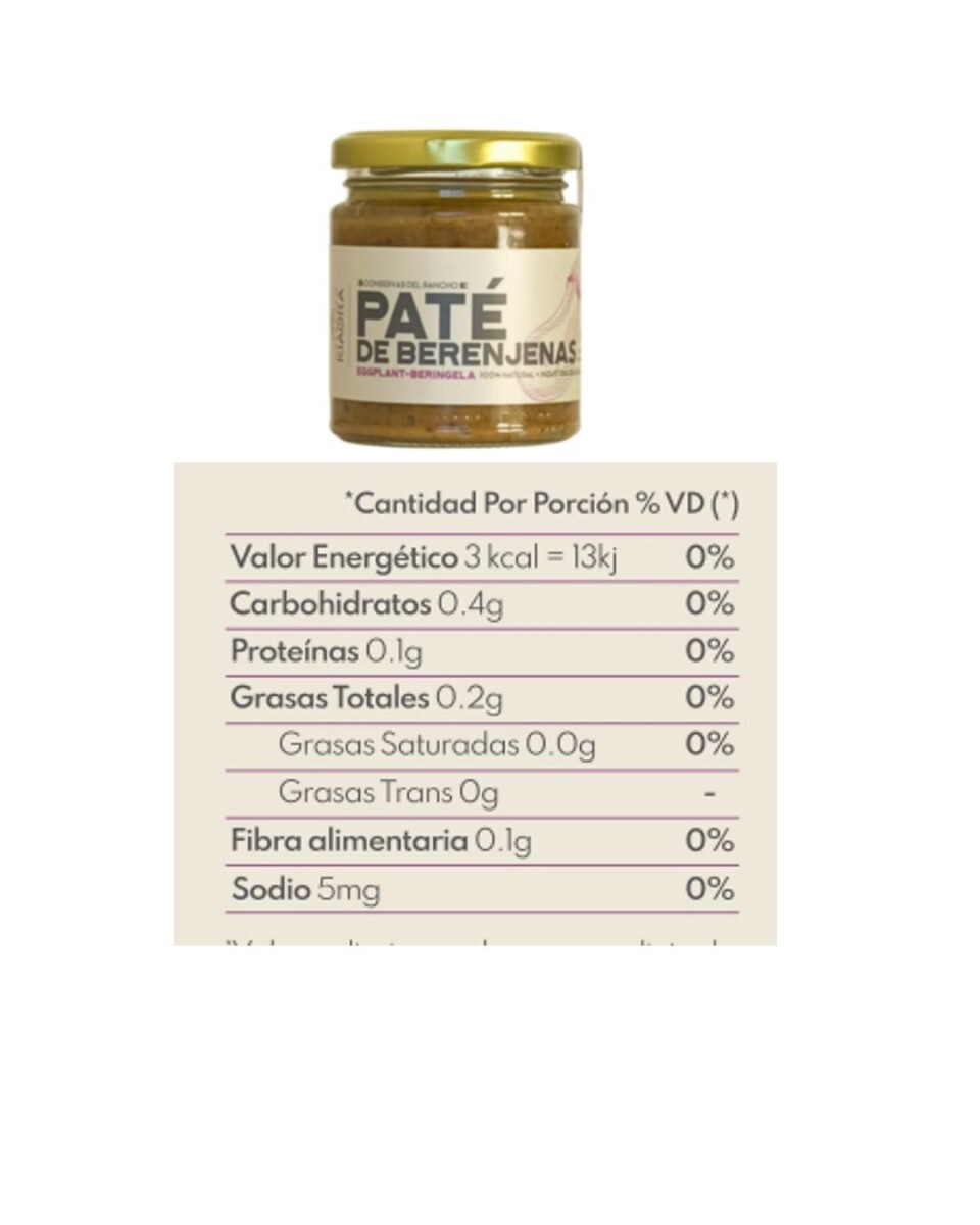 PATÉ DE BERENJENA 170GRS 