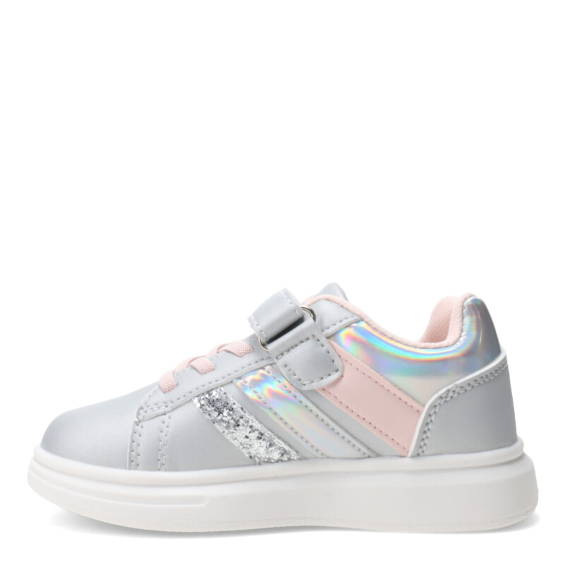 Championes de Niña MINI Miss Carol CALCIS Con glitter Plateado