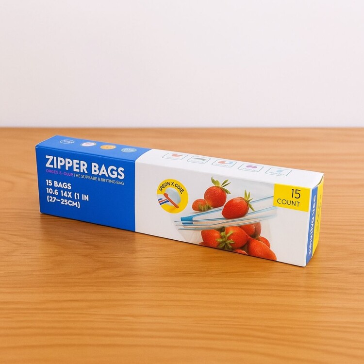 BOLSA HERMETICA CON CIERRE X 15 UNDS 27X28XM BOLSA HERMETICA CON CIERRE X 15 UNDS 27X28XM