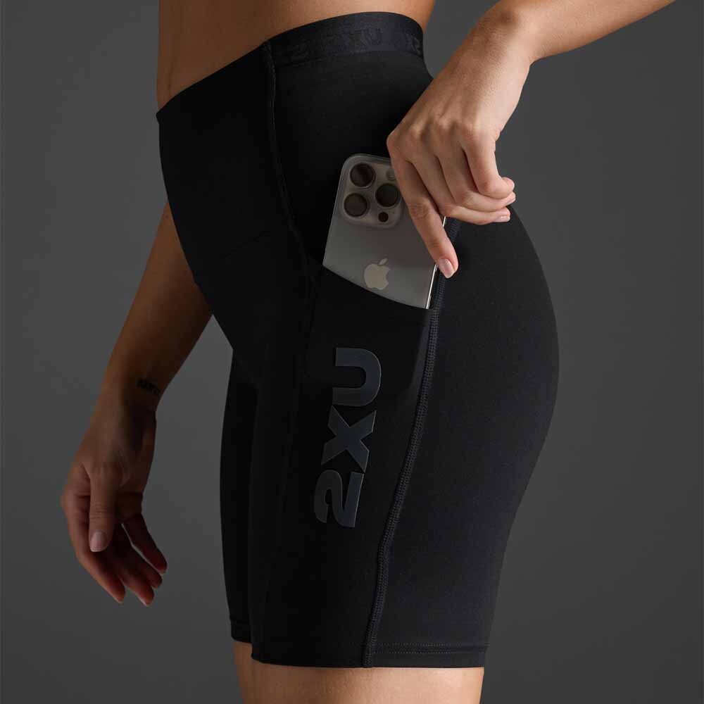 Bikers Form Stash Hi-Rise Bike Shorts Mujer Black/black