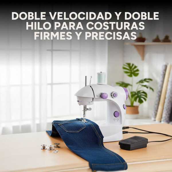 Coser Vestido Pantalon Maquina Mini A Pila Electrica Hilo Coser Vestido Pantalon Maquina Mini A Pila Electrica Hilo