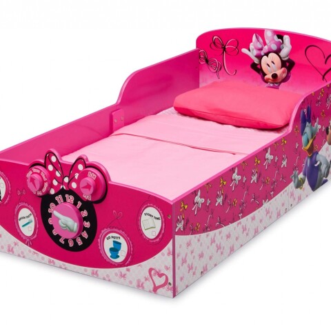 Cama interactiva de madera Minnie Mouse Disney para niños Cama interactiva de madera Minnie Mouse Disney para niños